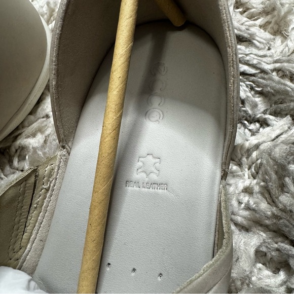 ECCO Flash Criss Cross Women’s Taupe Leather Sandals Size 42 - Picture 5 of 7